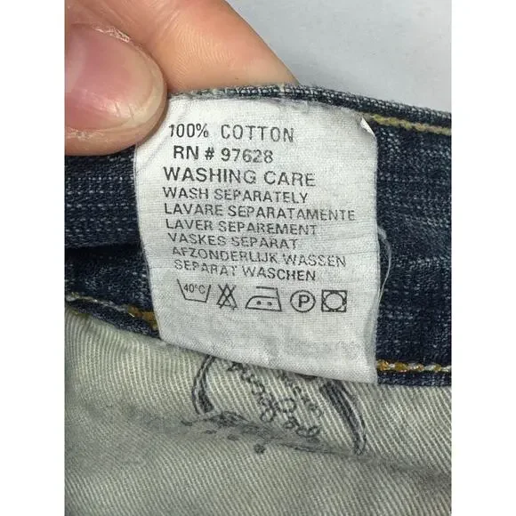 Vintage Y2K Pepe Jeans London Men's 7(UK)3 Denim Shorts - Size 40x14 - Picture 5 of 6